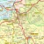 Województwo małopolskie. Mapa ścienna administracyjno-drogowa. Fragment 7