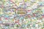 Polska 1:500 000. Mapa ścienna drogowa. Fragment 2