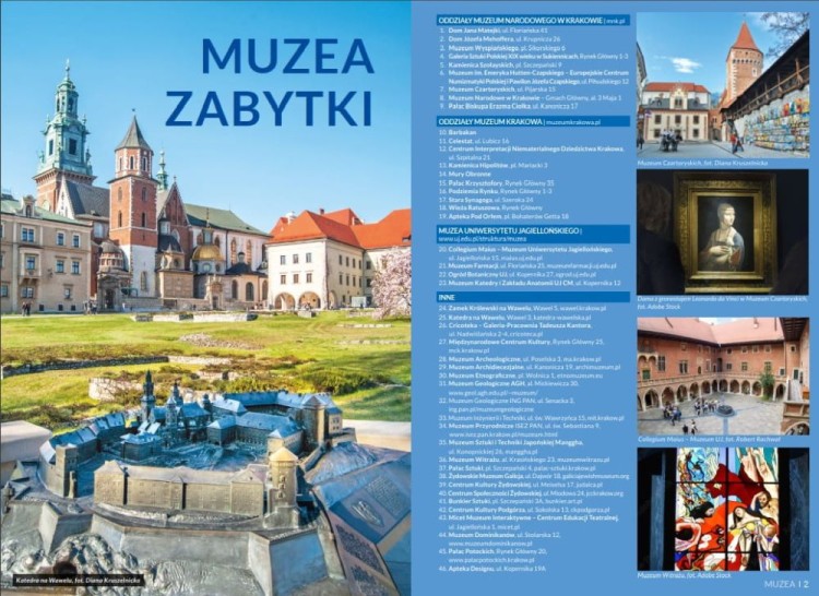 Kraków 1:18 000. Atlas samochodowo-turystyczny + Miniprzewodnik wydawnictwa Compass. Przykładowe strony 3