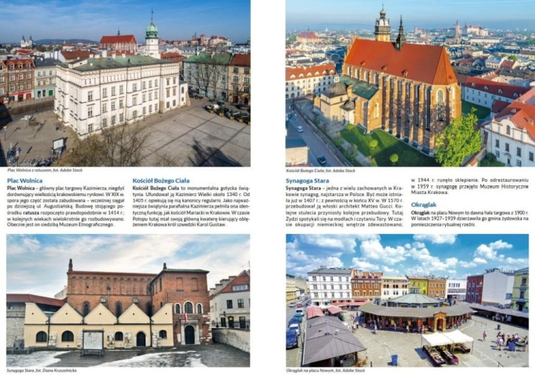 Kraków 1:18 000. Atlas samochodowo-turystyczny + Miniprzewodnik wydawnictwa Compass. Przykładowe strony 5