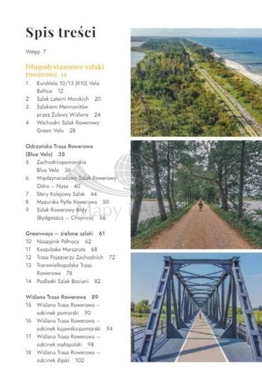 Szlaki rowerowe Polski. Przewodnik 70 najpiękniejszych tras wydawnictwa Bezdroża. Spis treści 1