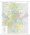 Województwo podlaskie. Mapa ścienna administracyjno-drogowa