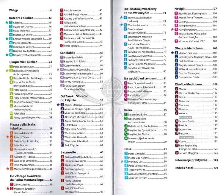 Mediolan i okolice. Przewodnik light + laminowana mapa wydawnictwa ExpressMap. Spis treści