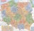 Polska 1:500 000. Mapa ścienna administracyjna