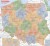 Polska 1:650 000. Mapa ścienna administracyjna