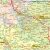 Województwo wielkopolskie. Mapa administracyjno-drogowa. Wersja do wpinania. Fragment 1