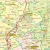 Województwo wielkopolskie. Mapa administracyjno-drogowa. Wersja do wpinania. Fragment 5