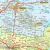 Województwo wielkopolskie. Mapa administracyjno-drogowa. Wersja do wpinania. Fragment 7