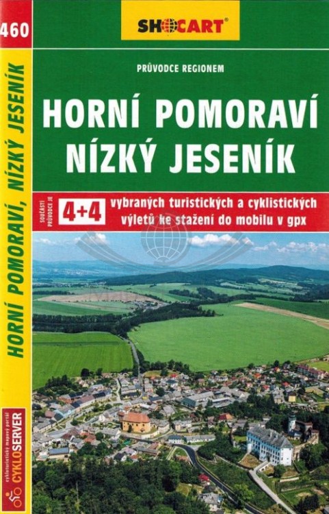 Górne Morawy, Niski Jesionik / Horni Pomoravi, Nizky Jesenik. Mapa turystyczna 460 + Miniprzewodnik wydawnictwa Shocart. Miniprzewodnik - okładka