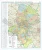 Województwo śląskie. Arkusz, mapa ścienna administracyjno-drogowa