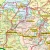 Województwo dolnośląskie. Mapa administracyjno-drogowa w ramie drewnianej. Fragment  4