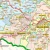 Województwo dolnośląskie. Mapa administracyjno-drogowa w ramie drewnianej. Fragment  6