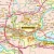 Województwo kujawsko-pomorskie. Arkusz, mapa ścienna administracyjno-drogowa. Fragment 4