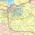 Województwo zachodniopomorskie. Mapa administracyjno-drogowa w ramie drewnianej. Fragment 3
