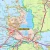 Województwo zachodniopomorskie. Mapa administracyjno-drogowa. Wersja do wpinania. Fragment 1