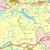 Województwo zachodniopomorskie. Mapa administracyjno-drogowa. Wersja do wpinania. Fragment 5