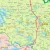 Województwo warmińsko-mazurskie. Mapa administracyjno-drogowa w ramie drewnianej. Fragment 4