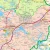 Województwo warmińsko-mazurskie. Mapa administracyjno-drogowa. Wersja magnetyczna. Fragment 3