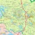 Województwo warmińsko-mazurskie. Mapa administracyjno-drogowa. Wersja magnetyczna. Fragment 4
