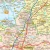 Województwo łódzkie. Mapa administracyjno-drogowa w ramie drewnianej. Fragment 3