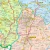 Województwo pomorskie. Mapa administracyjno-drogowa w ramie drewnianej. Fragment 4
