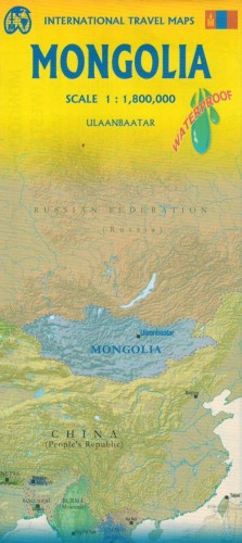 Mongolia 1:1 800 000. Wodoodporna mapa samochodowo-turystyczna wydawnictwa ITMB. Zasięg