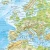 Świat 1:35 000 000. Dwustronna mapa ścienna. Polityczna i fizyczna. Strona fizyczna - fragment 2