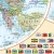 Świat 1:35 000 000. Dwustronna mapa ścienna. Polityczna i fizyczna. Strona polityczna - fragment 3