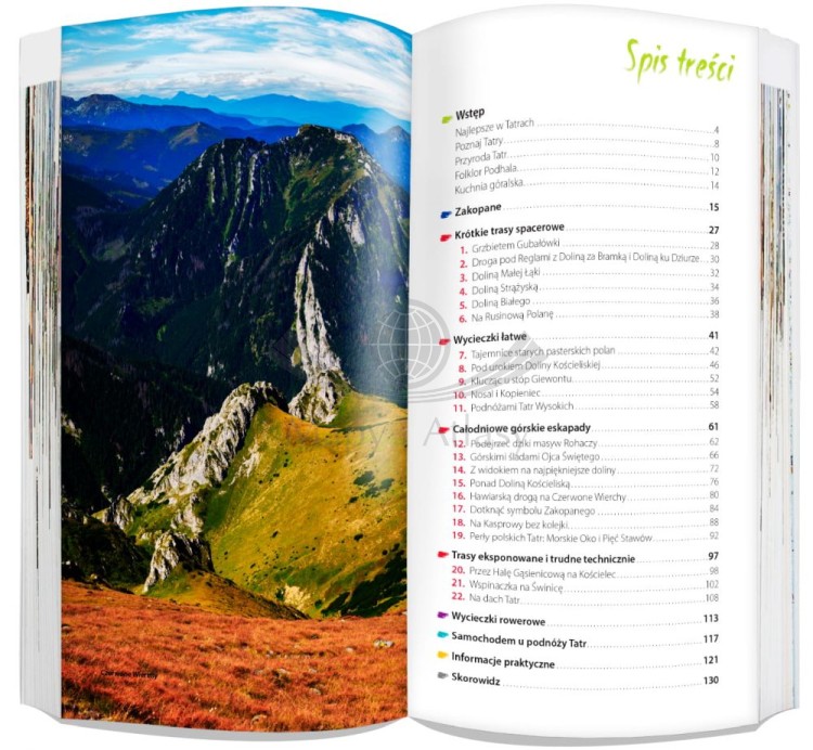 Tatry i Zakopane. Przewodnik light + laminowana mapa wydawnictwa ExpressMap. Spis treści