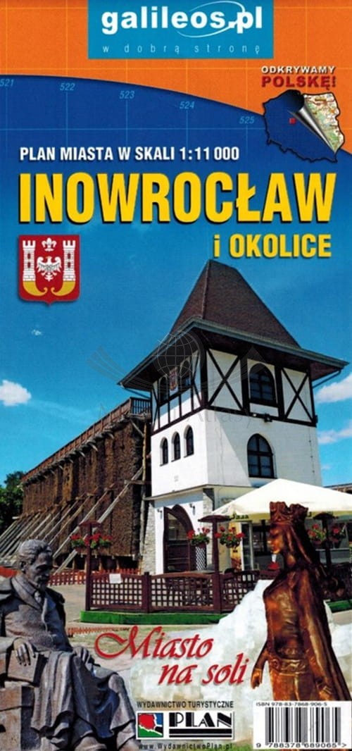 Inowrocław i okolice. Plan miasta / Mapa turystyczna. Galileos