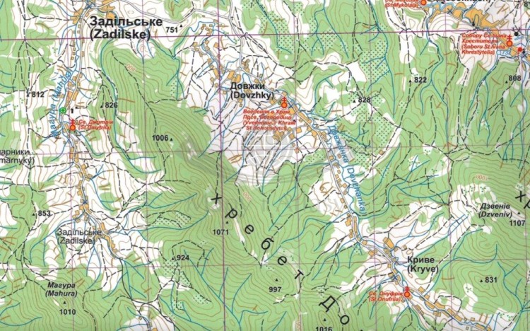 Beskidy Skolskie 1:50 000. Wodoodporna mapa turystyczna wydawnictwa ASSA. Fragment 2