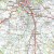 Piemont, Turyn, Genua, Dolina Aosty. Mapa samochodowo-turystyczna wydawnictwa Freytag & Berndt. Fragment