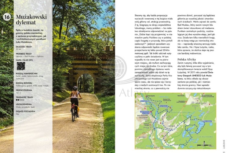 Polska na rowerze. 60 wycieczek jednodniowych dla każdego. Przewodnik wydawnictwa Bezdroża. Przykładowe strony 1