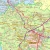 Województwo świętokrzyskie. Mapa administracyjno-drogowa. Wersja magnetyczna. Fragment 1