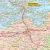 Województwo świętokrzyskie. Mapa administracyjno-drogowa. Wersja magnetyczna. Fragment 2