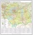 Województwo małopolskie. Mapa administracyjno-drogowa. Wersja do wpinania