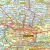 Województwo małopolskie. Mapa administracyjno-drogowa. Wersja magnetyczna. Fragment 1