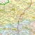 Województwo małopolskie. Mapa administracyjno-drogowa. Wersja magnetyczna. Fragment 5