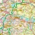 Województwo małopolskie. Mapa administracyjno-drogowa. Wersja magnetyczna. Fragment 6