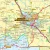 Województwo lubuskie. Mapa administracyjno-drogowa w ramie drewnianej. Fragment 5