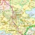 Województwo lubuskie. Mapa administracyjno-drogowa. Wersja do wpinania. Fragment 3