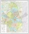 Województwo podlaskie. Mapa administracyjno-drogowa. Wersja do wpinania