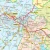 Województwo podkarpackie. Mapa administracyjno-drogowa. Wersja magnetyczna. Fragment 1