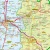 Województwo opolskie. Mapa administracyjno-drogowa w ramie drewnianej. Fragment 4