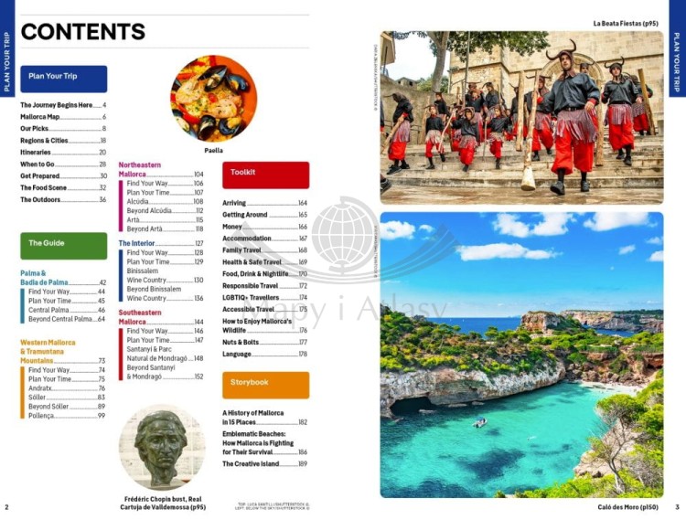 Majorka / Mallorca. Przewodnik wydawnictwa Lonely Planet. Spis treści
