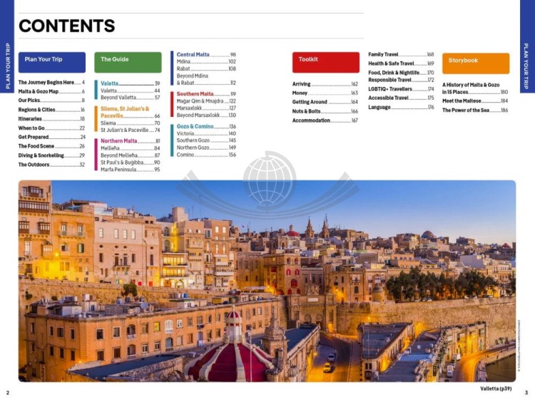 Malta i Gozo. Przewodnik wydawnictwa Lonely Planet. Spis treści