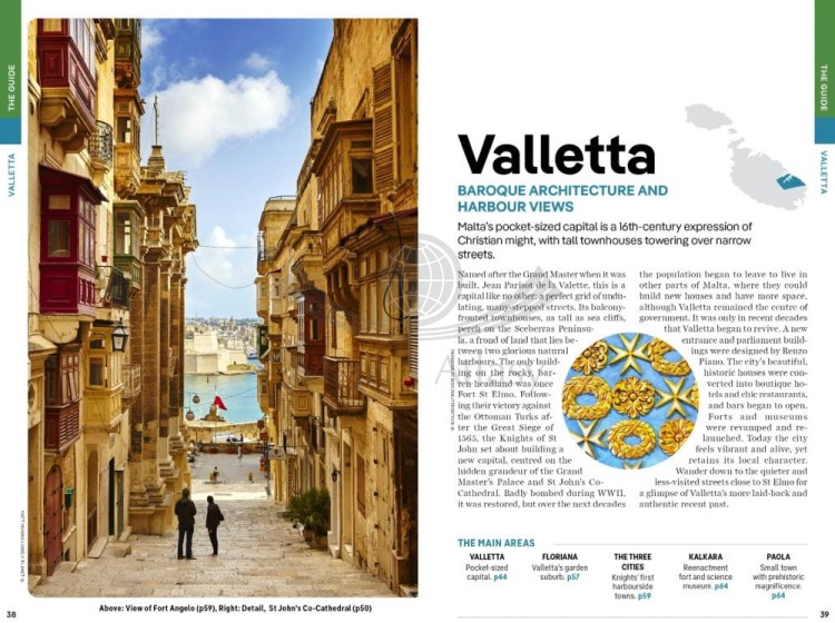 Malta i Gozo. Przewodnik wydawnictwa Lonely Planet. Przykładowe strony 4