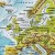 Świat 1:60 000 000. Dwustronna mapa ścienna. Polityczna i fizyczna. Strona fizyczna - fragment 3