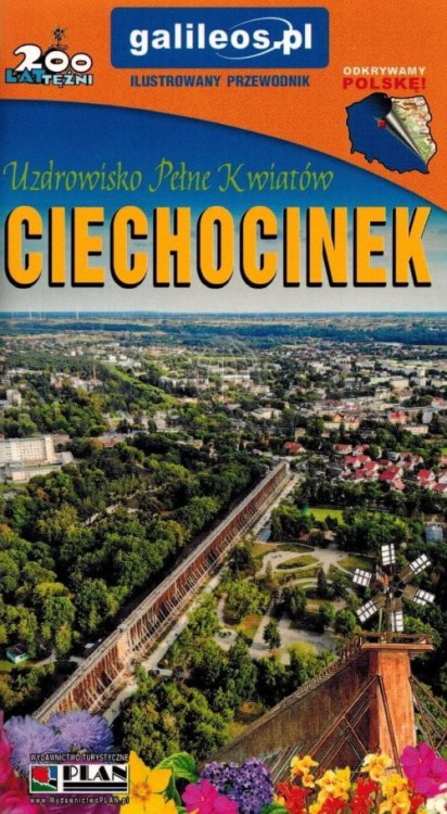 Ciechocinek. Ilustrowany przewodnik z mapami wydawnictwa Galileos. Okładka