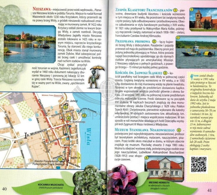 Ciechocinek. Ilustrowany przewodnik z mapami wydawnictwa Galileos. Przykładowe strony 2